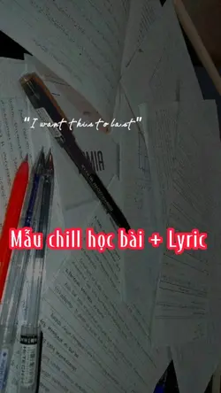 Mẫu chill học bài