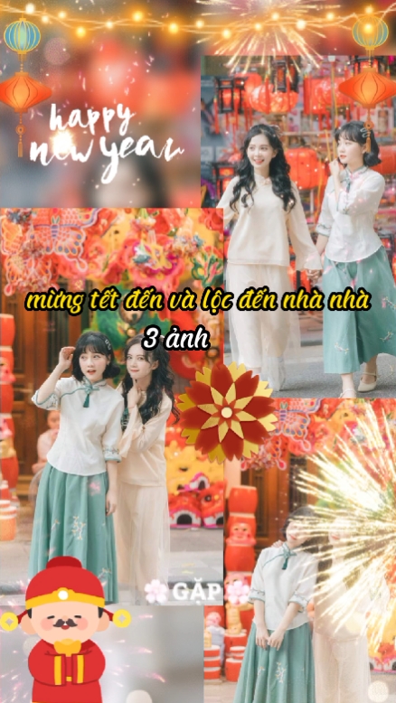 3 ảnh+ mừng tết đến 