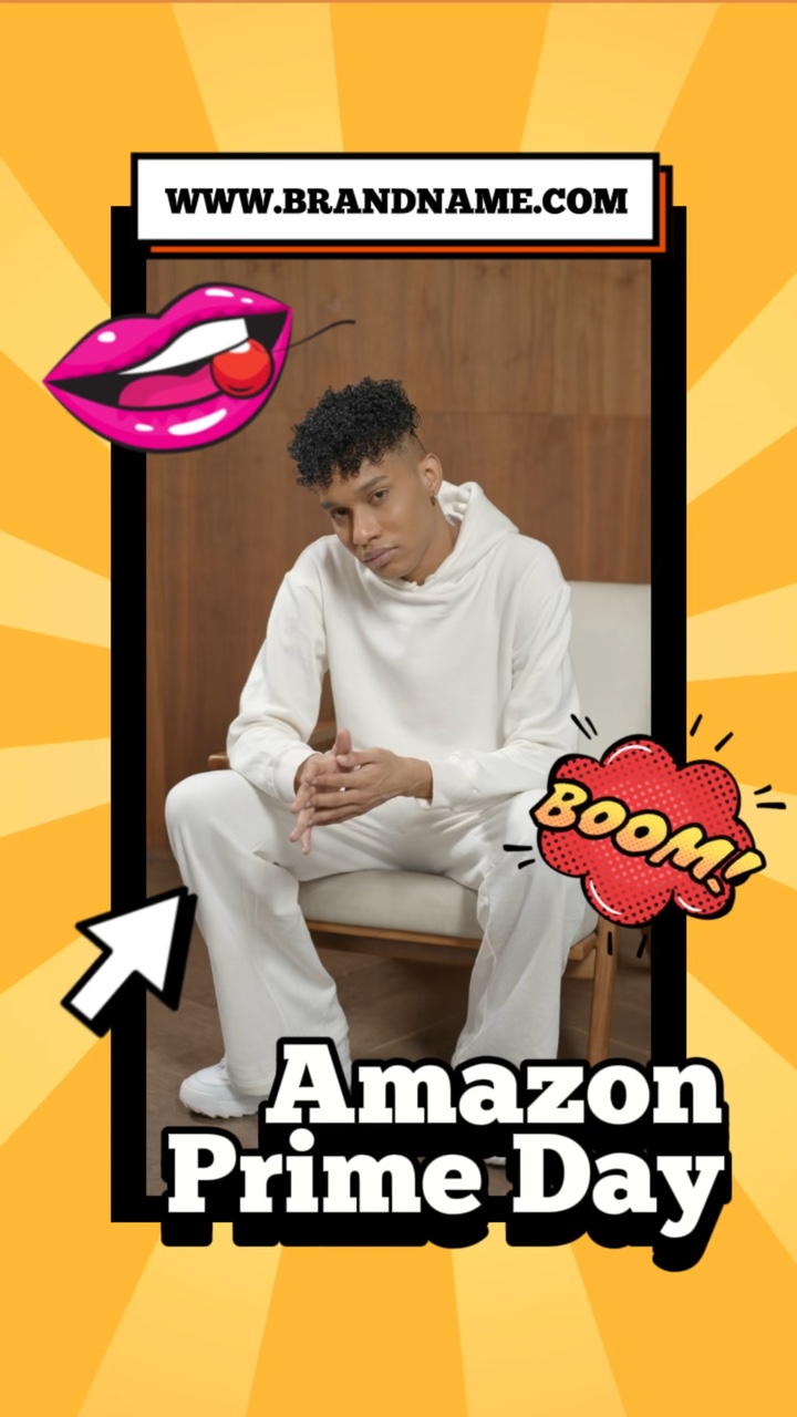Roupa SMB Prime Day promoção Pop Art Comic Style