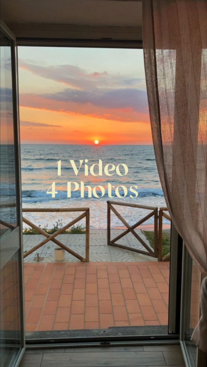 1 vidéo 4 photos