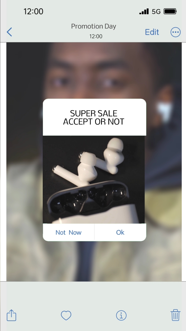 Template ng UI ng Pagbabahagi ng Airdrop