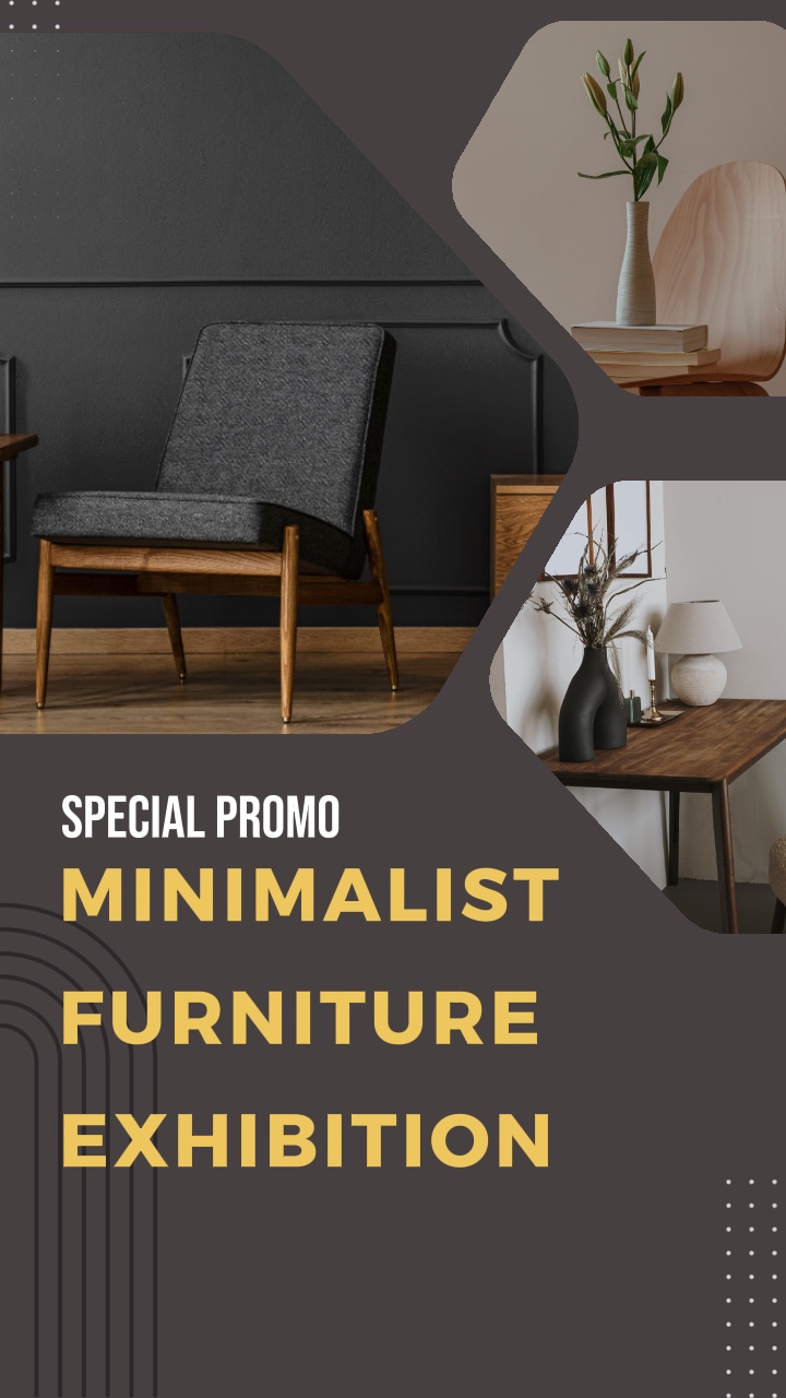 Style commercial pour l'exposition de meubles