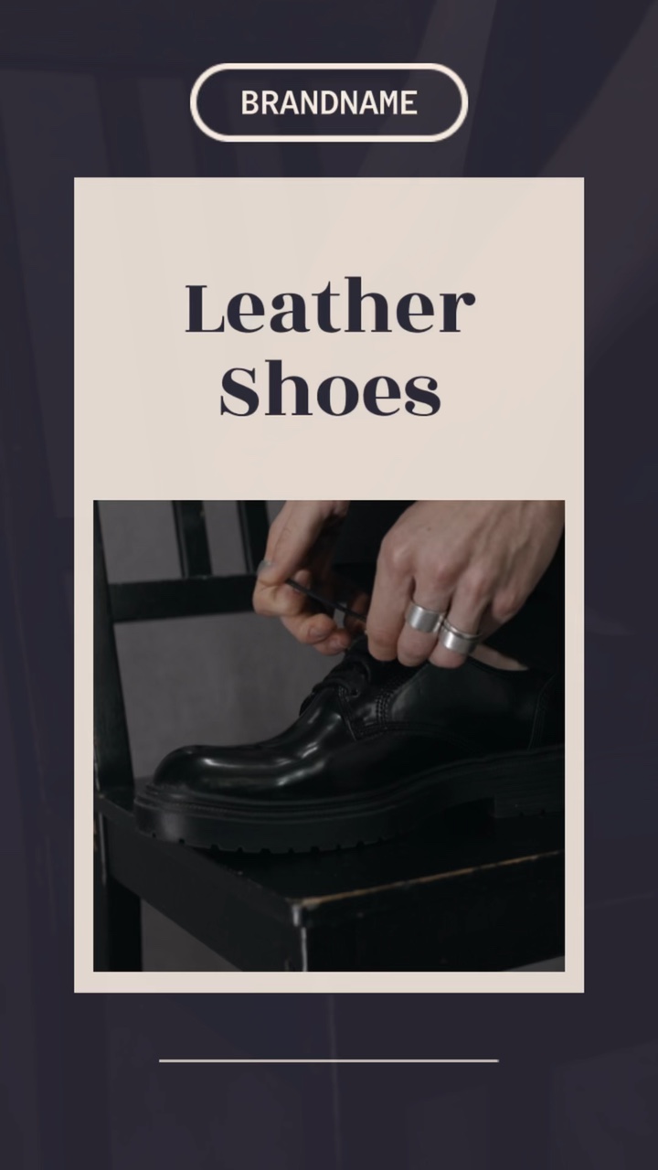High Fashion Magazine Style für Herren Lederschuhe