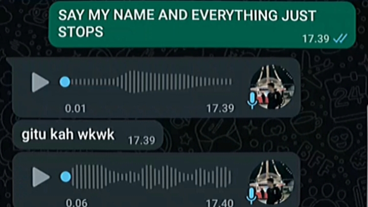 say my name and 