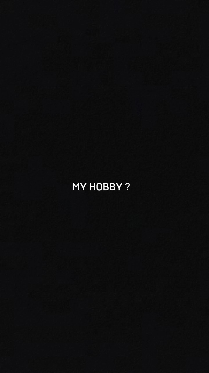 MEIN HOBBY?