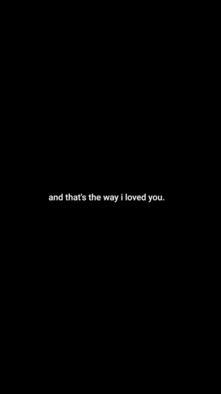 #thewayilovedyou