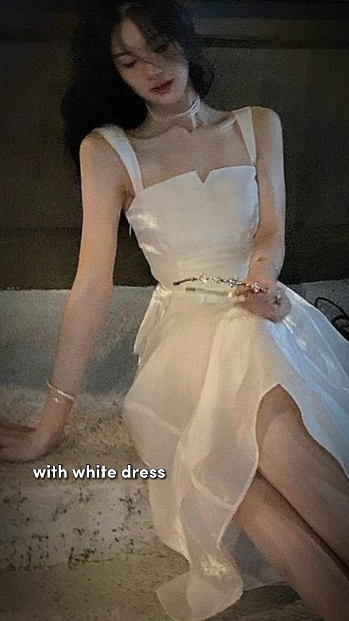 robe blanche et noire