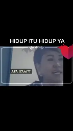 Hidup itu Hidup ya
