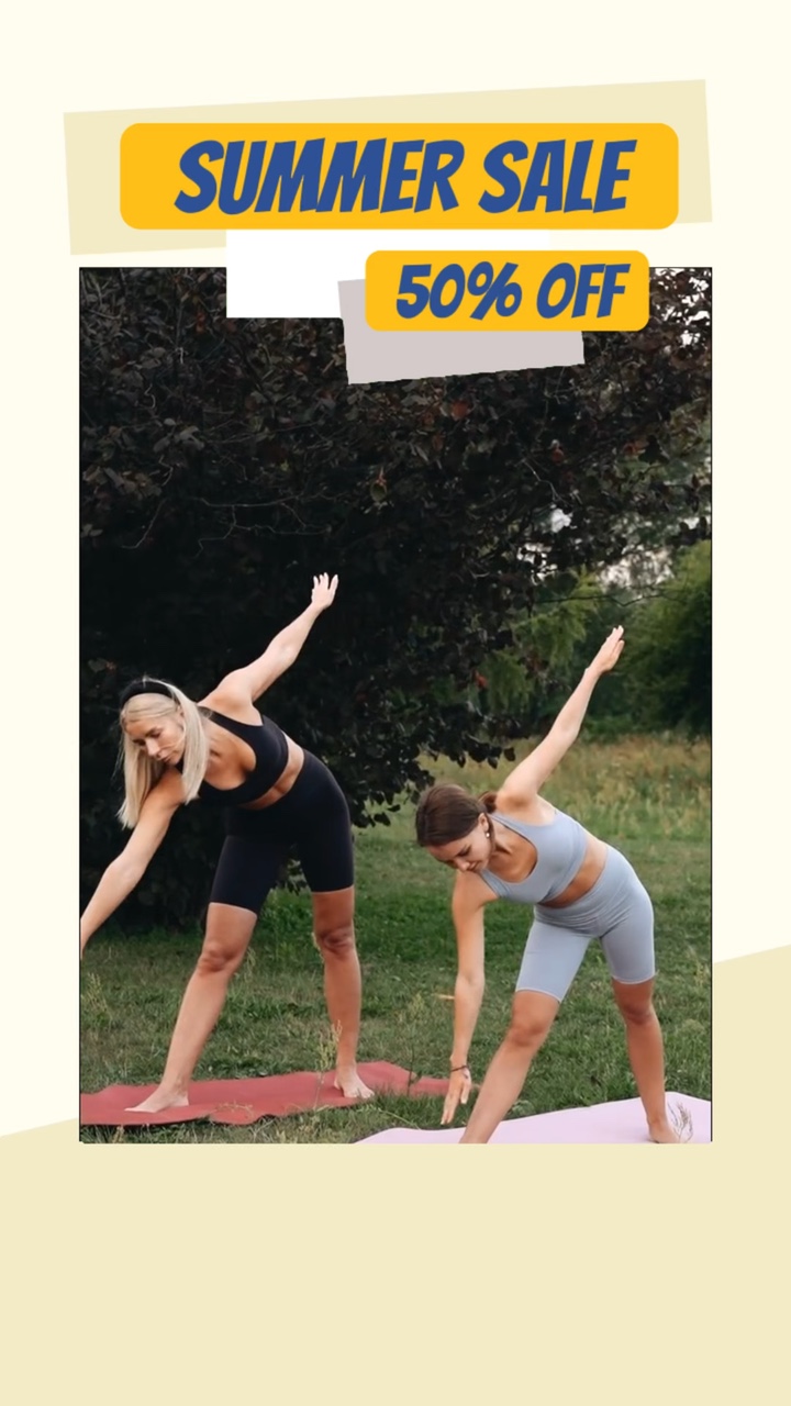 Vente de vêtements de yoga