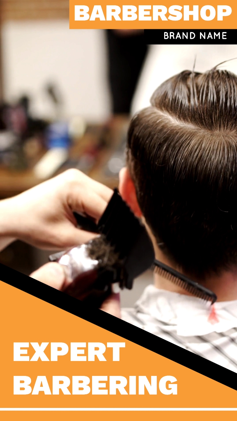 Promoção Barbearia Masculina Minimalista