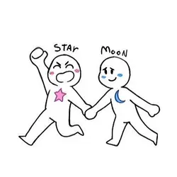 star and moon