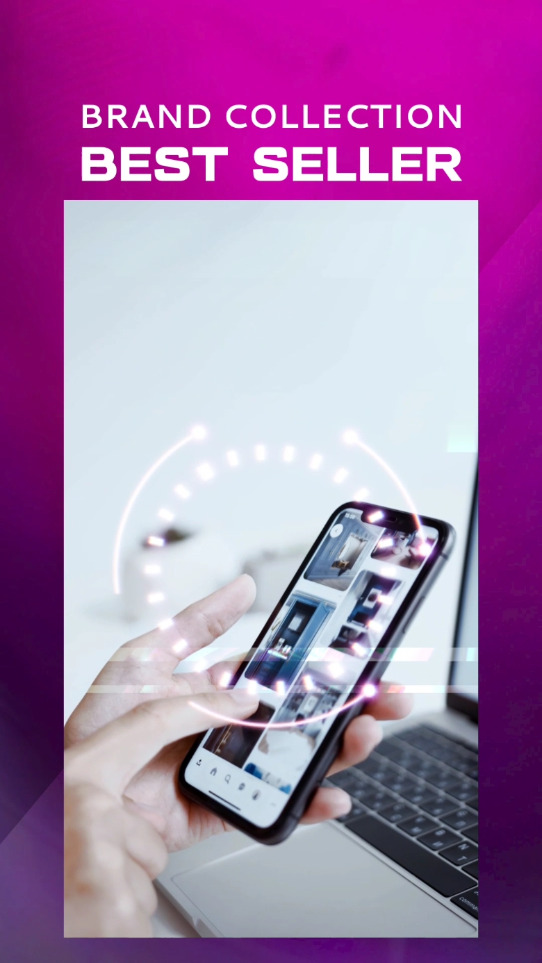 Appareil numérique, affichage du produit, style technologique