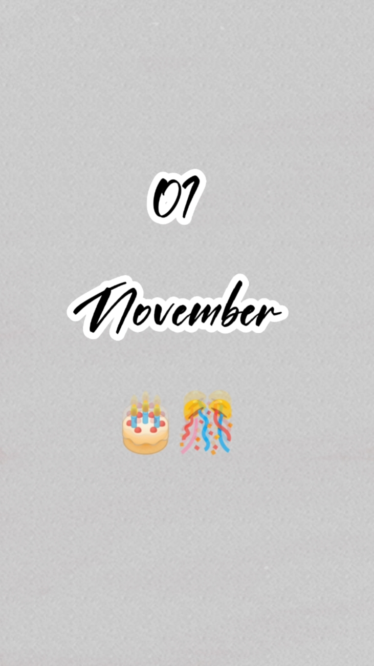 hbd 01 Nov