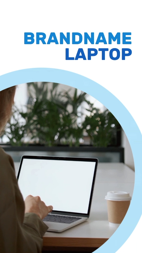 Template Iklan Promosi Laptop