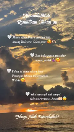 Puasa pertama bumil