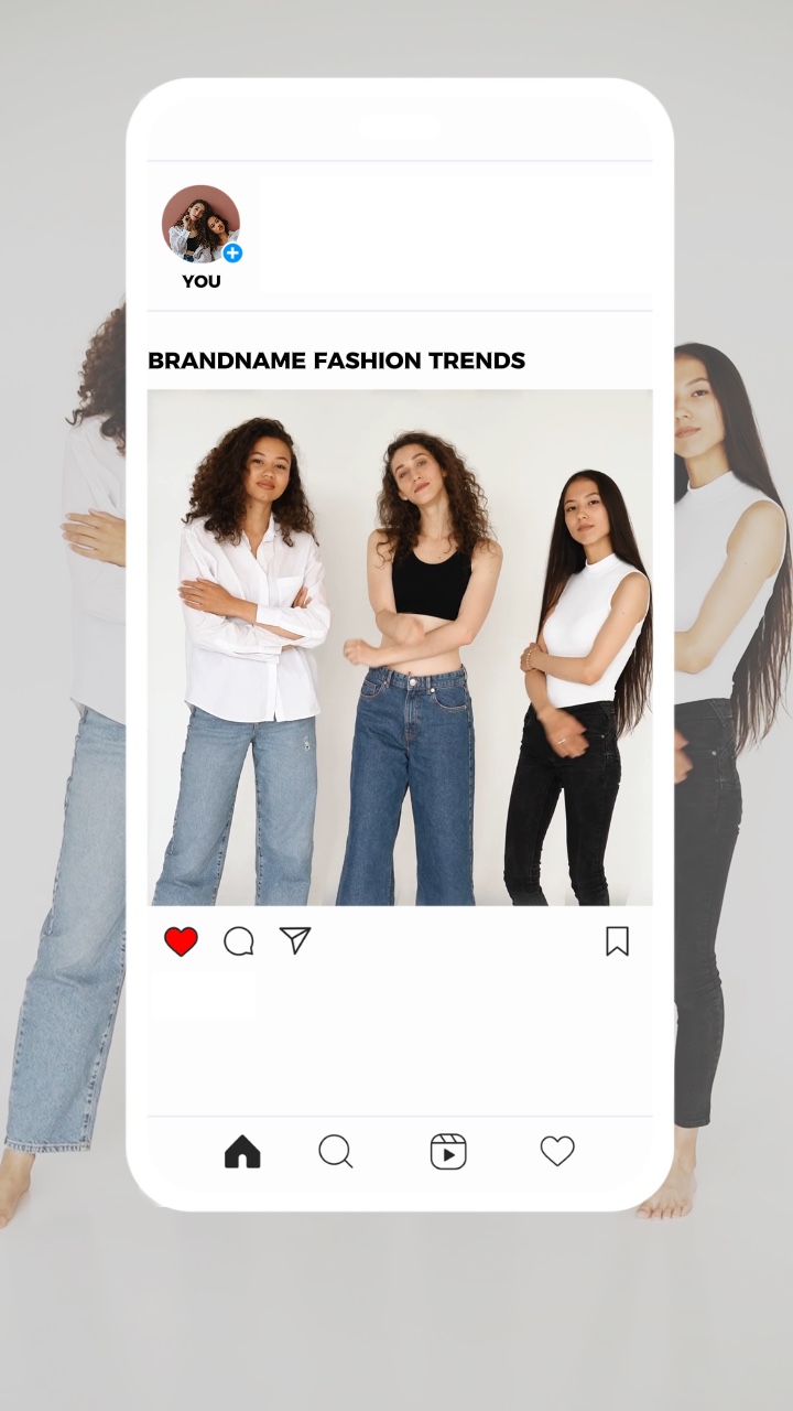Ropa y accesorios Estilo de interfaz de usuario de redes sociales