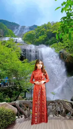 Cảnh thác nước