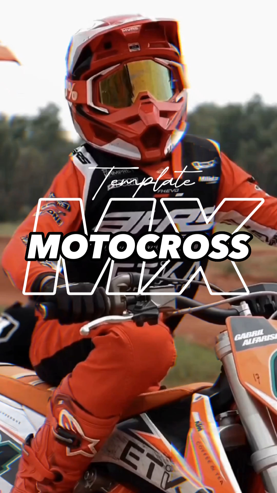 Plantilla de MotoCross