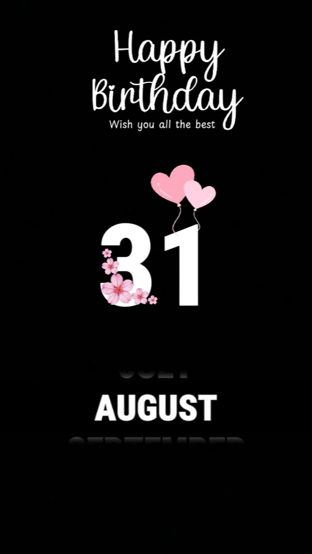 BDAY SON 31AUGUST