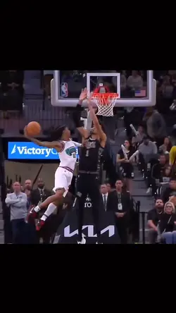 That dunk was crazy
