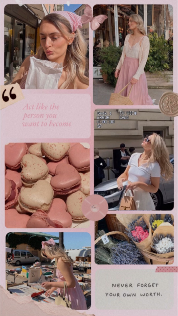 esthétique rose 🌷💗