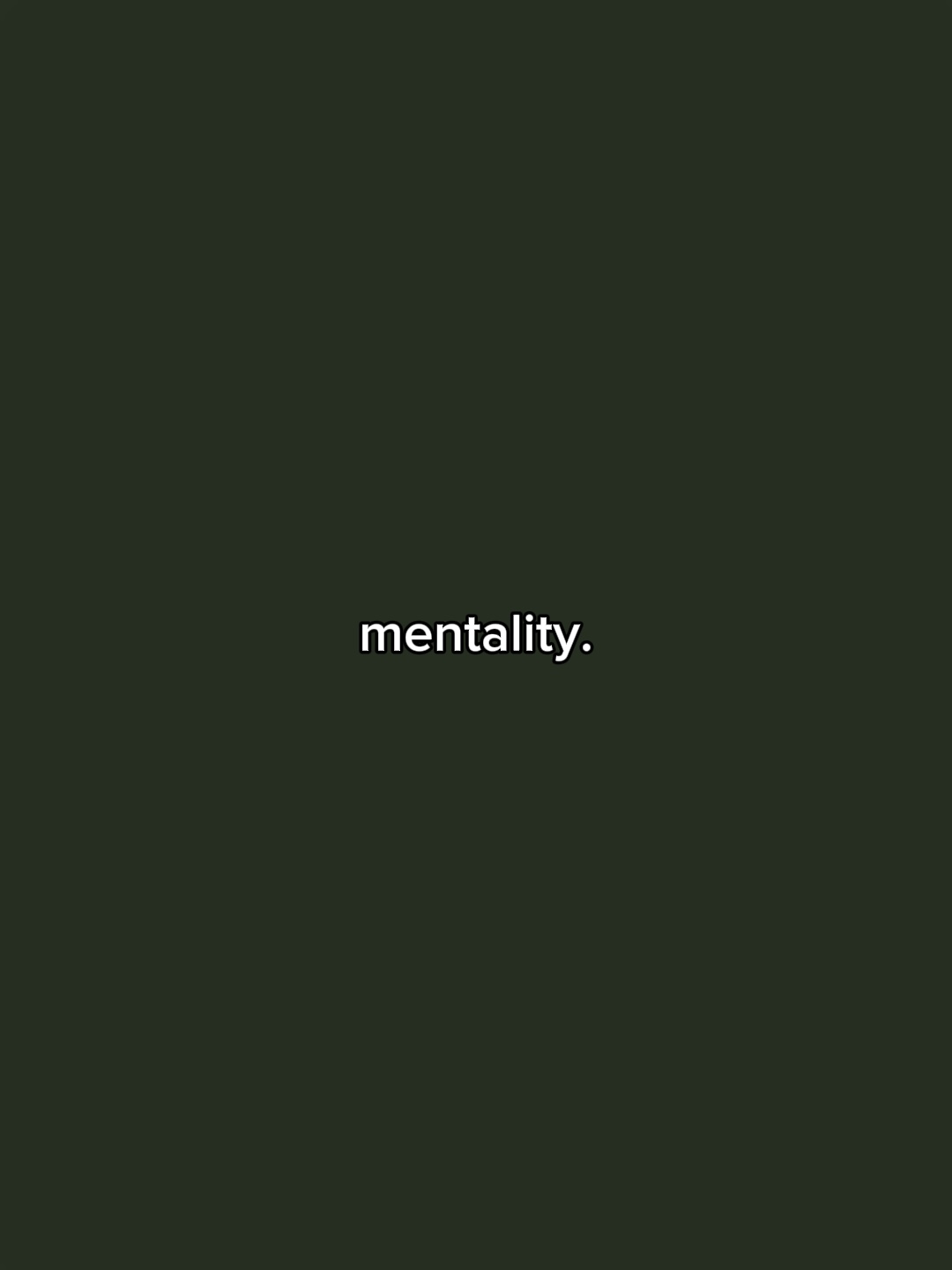 mentality 