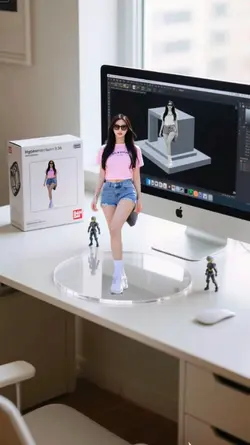 Ganti Foto Miniatur