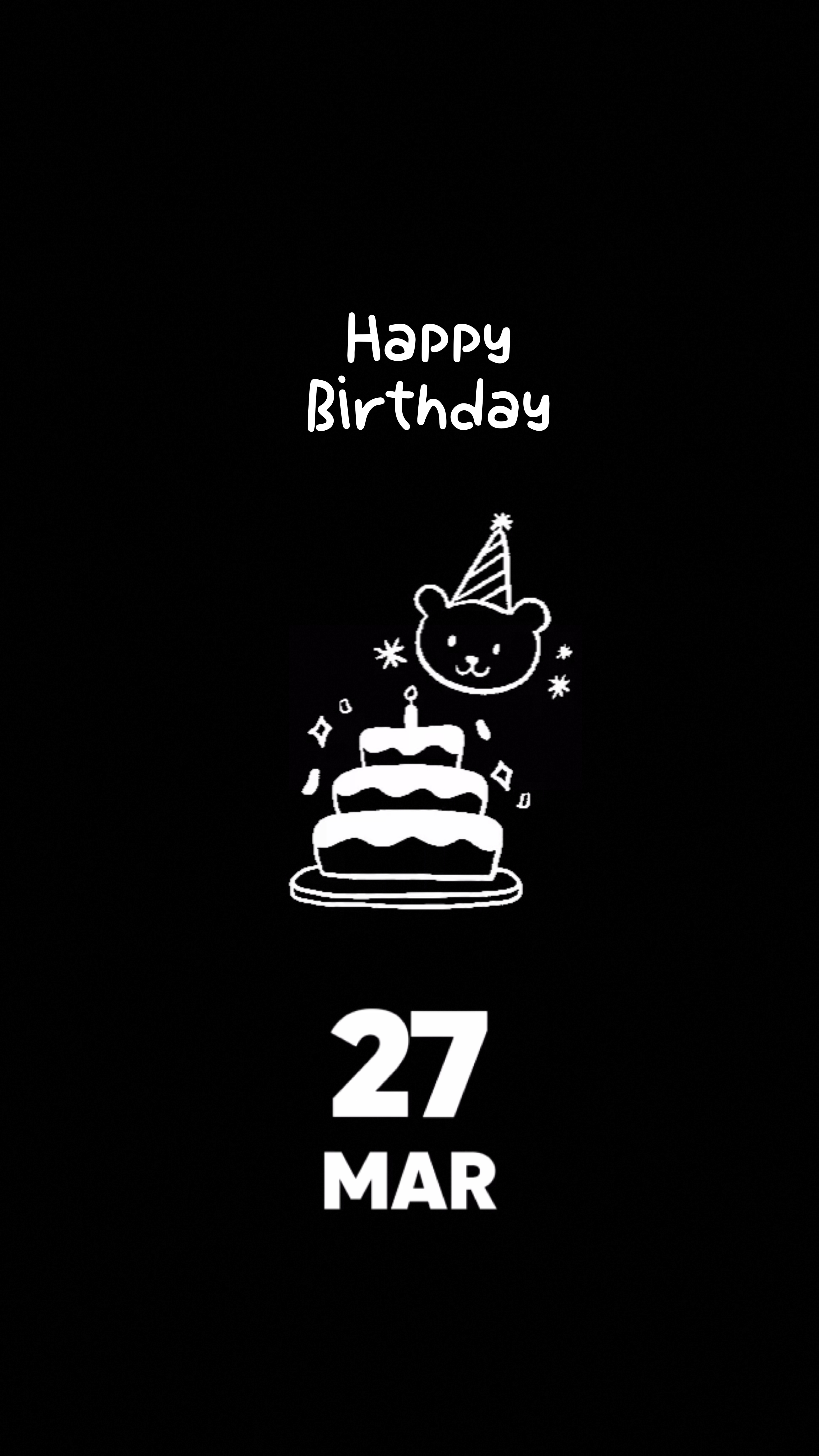 Anniversaire 27 mars