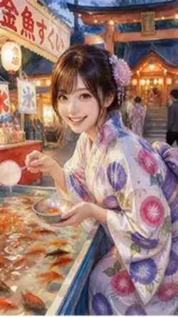 金魚すくい!