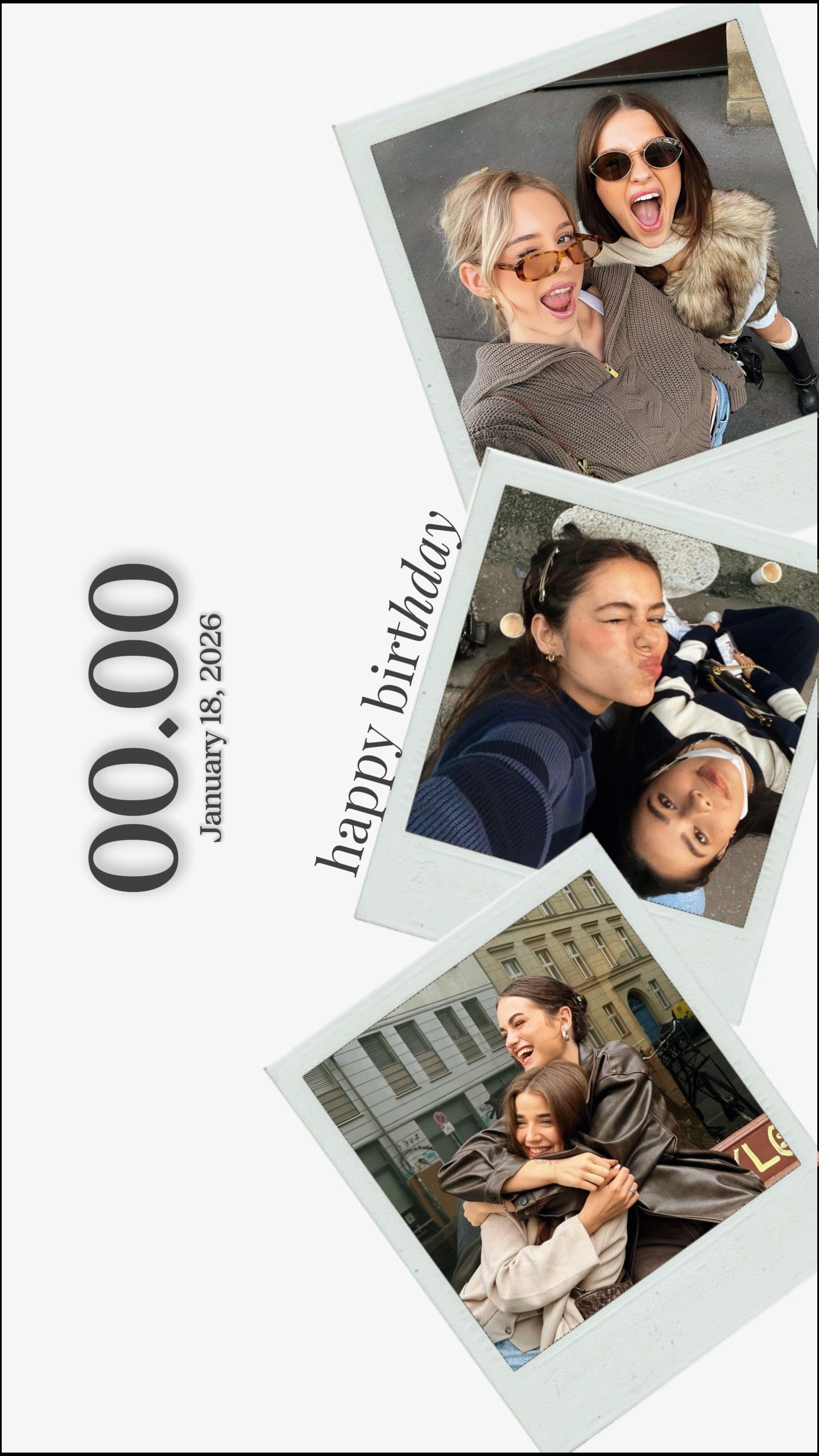 Pantalla de bloqueo de cumpleaños