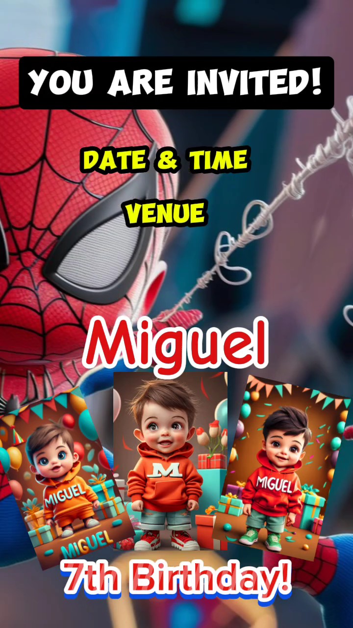 Invitación 2 Spidey
