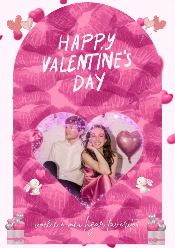 Marco del día de San Valentín 