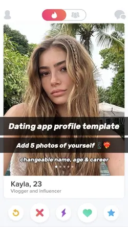 Dating app profile 📱