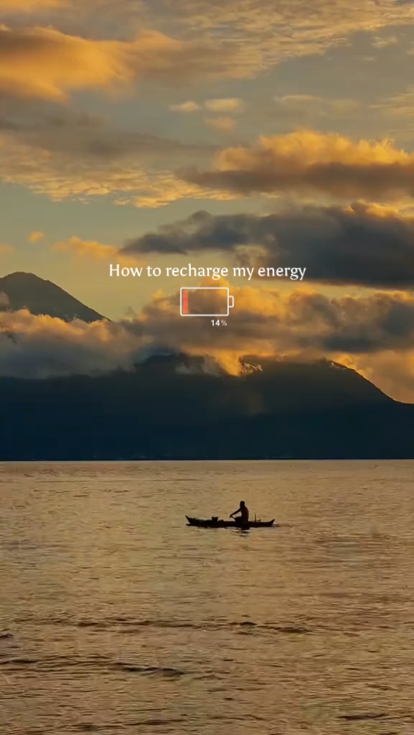 COMMENT RECHARGER L'ÉNERGIE