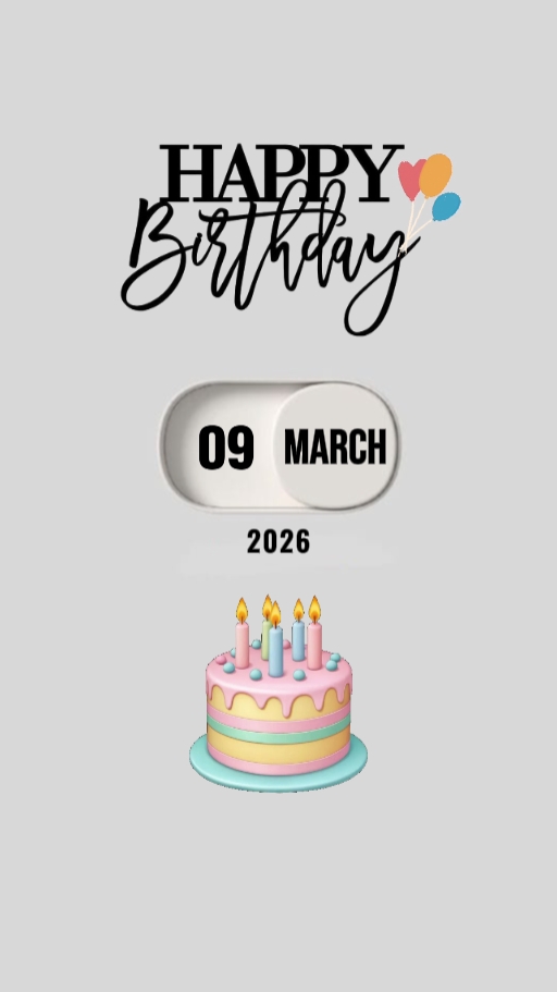 HBD 09 mars