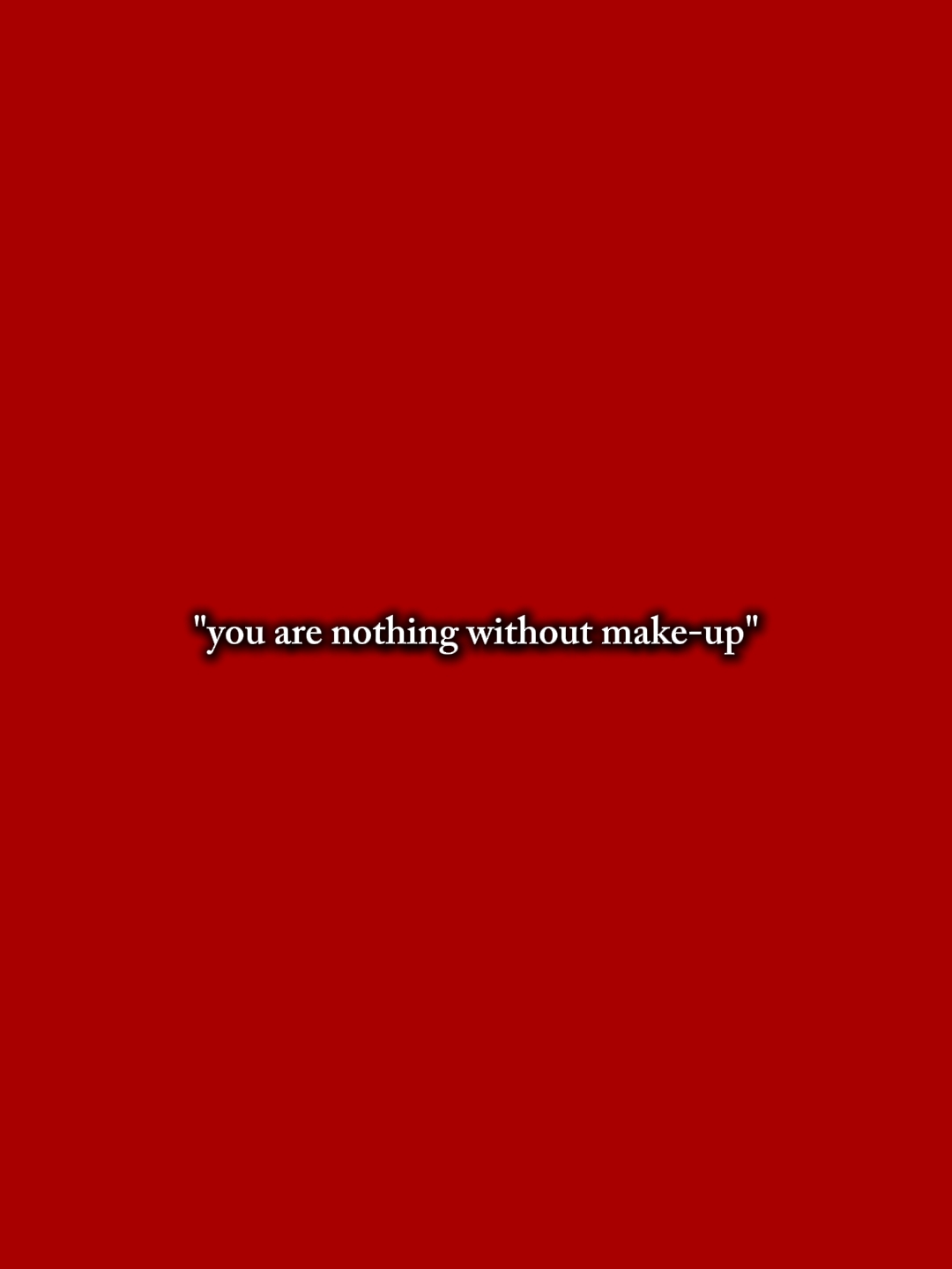 ohne Make-up 