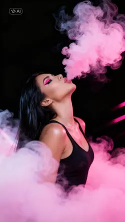 pink smoke