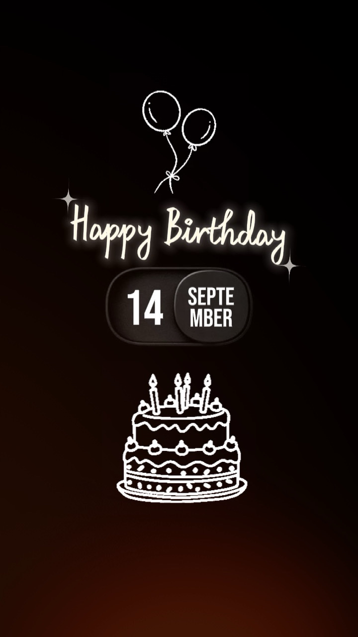 BIRTHDY 14 SEPTEMBER