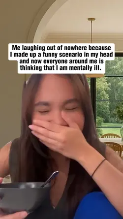 laughing out
