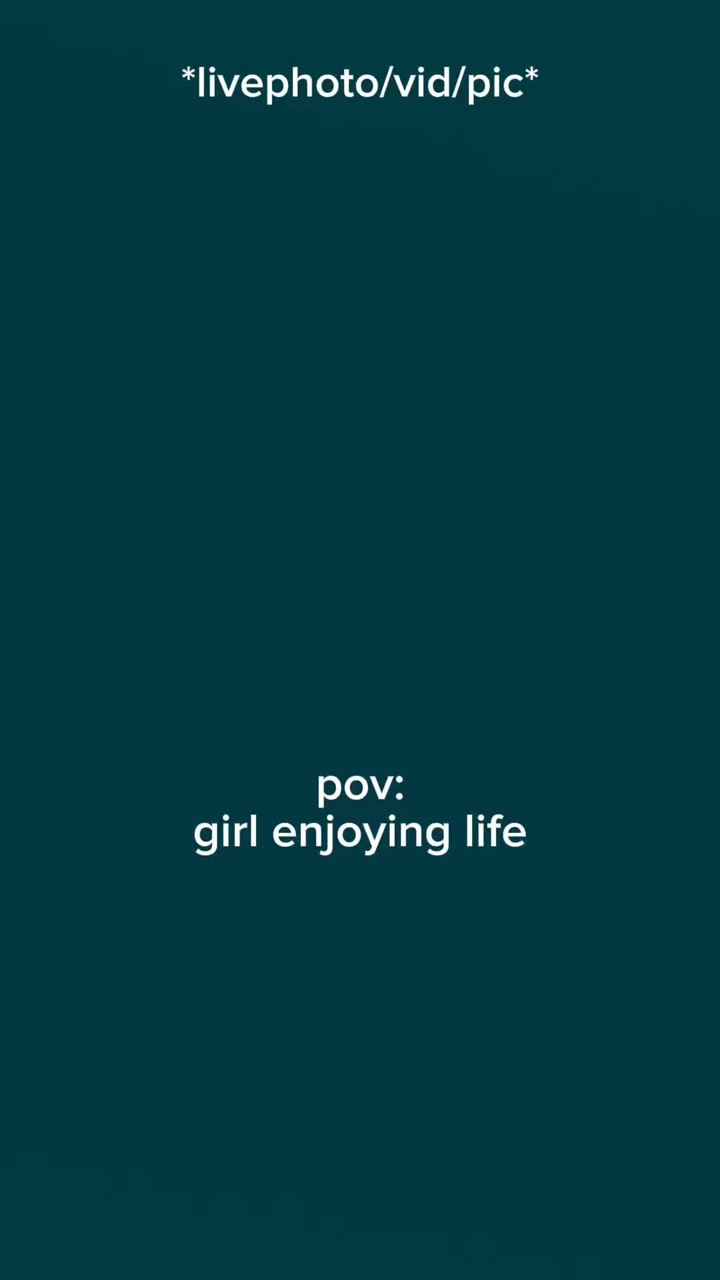girl enjoying life