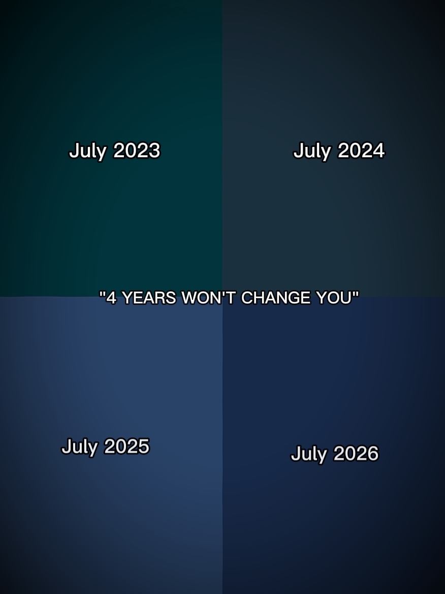 4 ANS NE CHANGERONT PAS