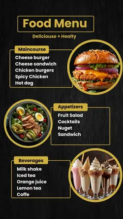 Food menu new