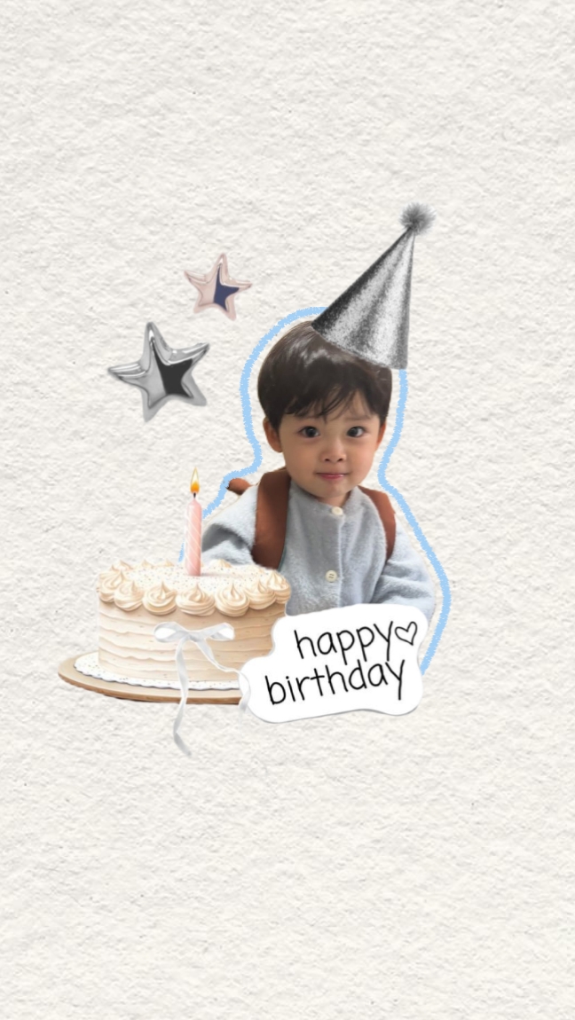 Aniversário bebê fofo