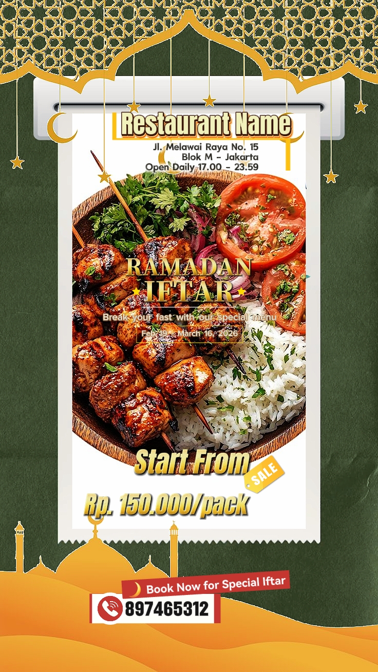 Iftar Menu Especial