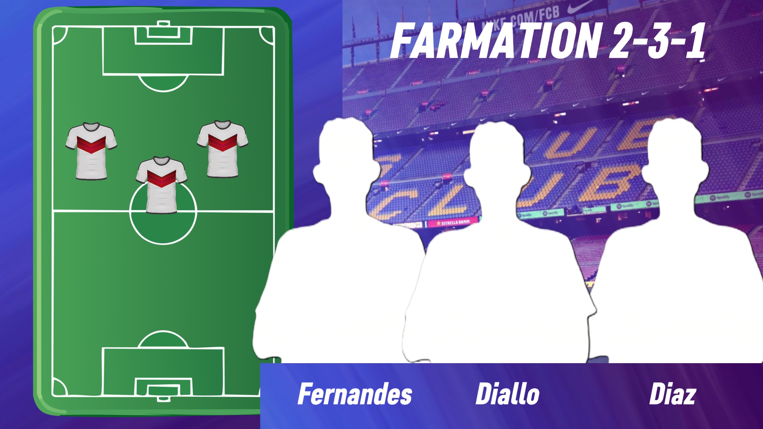 Mini futebol 2-3-1