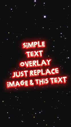 Simple Text Overlay