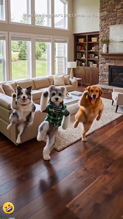 Funny Dog. 