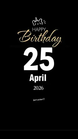 hbd 25 april 2026