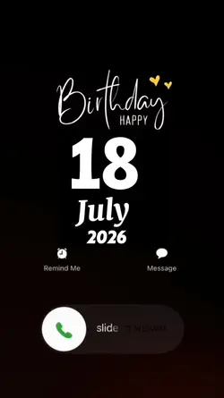 Hbd 18 July 2026 