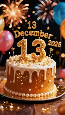 Birthday 13 Dec 2025